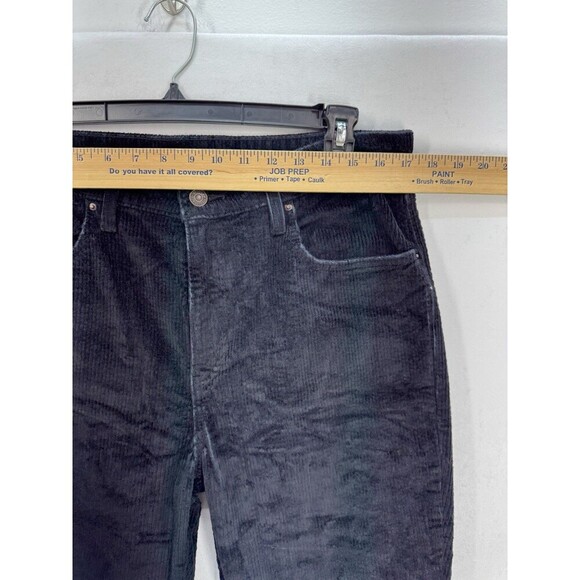 Levis 721 Corduroy Jeans Women's 33x30 Black Skinny High Rise Stretch Pants EUC - Picture 11 of 11